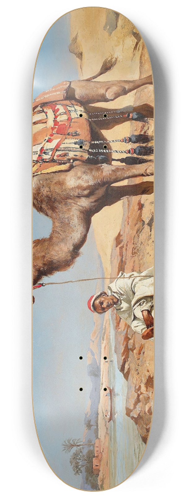 Tadeusz Ajdukiewicz - Arab in the desert 8.25 inch art skate deck