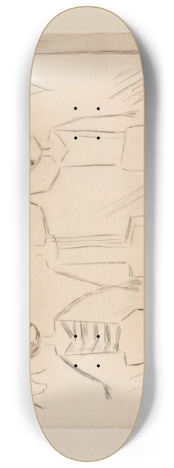 Tadeusz Makowski - Beach 8.25 inch art skate deck