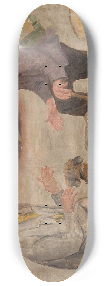 Tadeusz Makowski - Conversation with a hunter 8.25 inch art skate deck