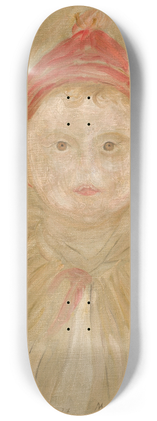 Tadeusz Makowski - Dziecko w pelerynce 8.25 inch art skate deck