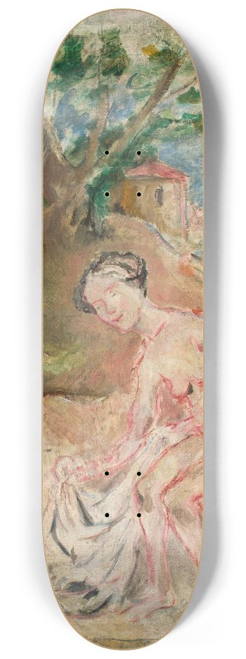 Tadeusz Makowski - In a bath 8.25 inch art skate deck