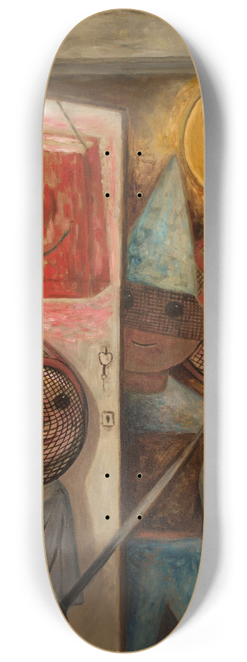 Tadeusz Makowski - Swordsmen 8.25 inch art skate deck