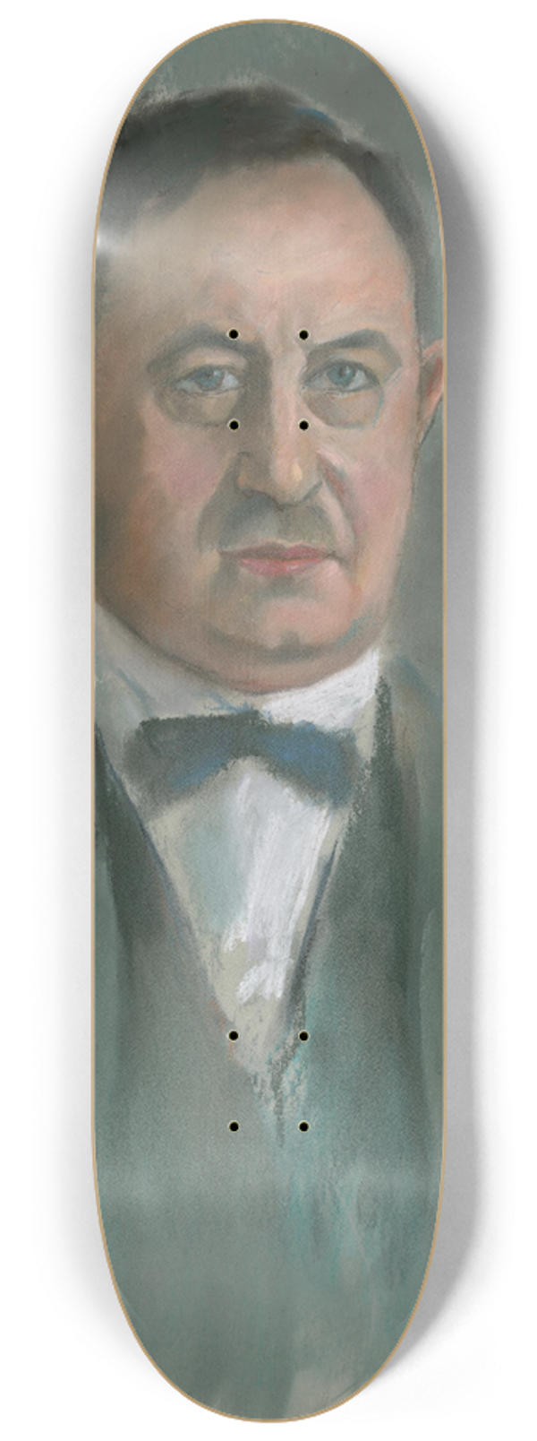 tefan Fodor - Portrait of a man 8.25 inch art skate deck