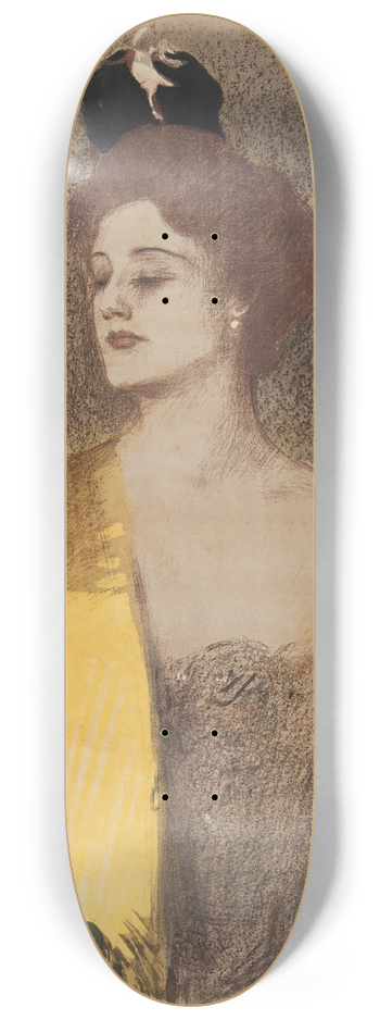 Teodor Axentowicz - VII Wystawa Towarzystwa Artystw Polskich Sztuka 8.25 inch art skate deck