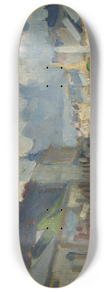 Teodor Jozef Mousson - Hlavn ulica v Michalovciach 8.25 inch art skate deck