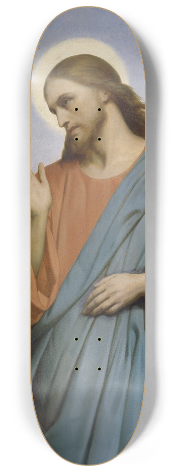Ary Scheffer - Christ Weeping Over Jerusalem 8.25 inch art skate deck