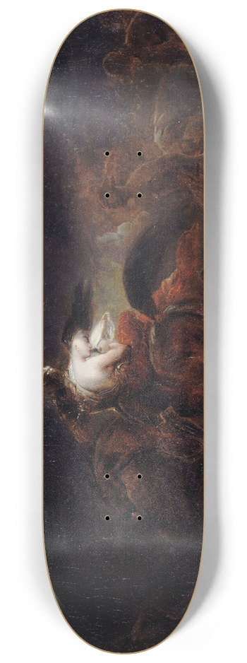 Ary Scheffer - Lenore, The Dead Go Fast 8.25 inch art skate deck