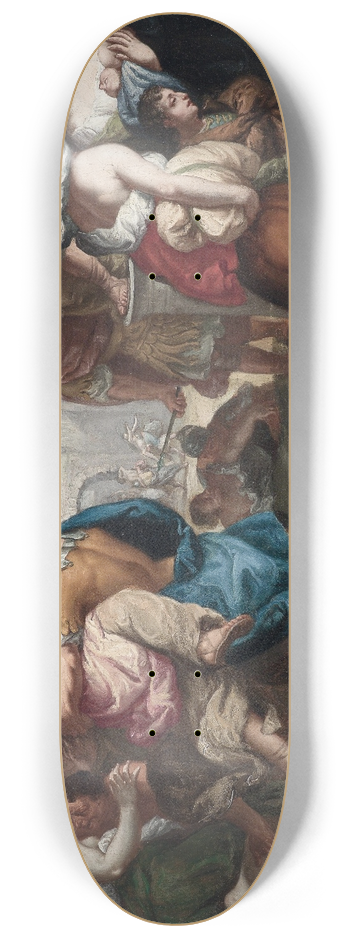 Theodoor van Thulden - Rape of the Sabine Women 8.25 inch art skate deck