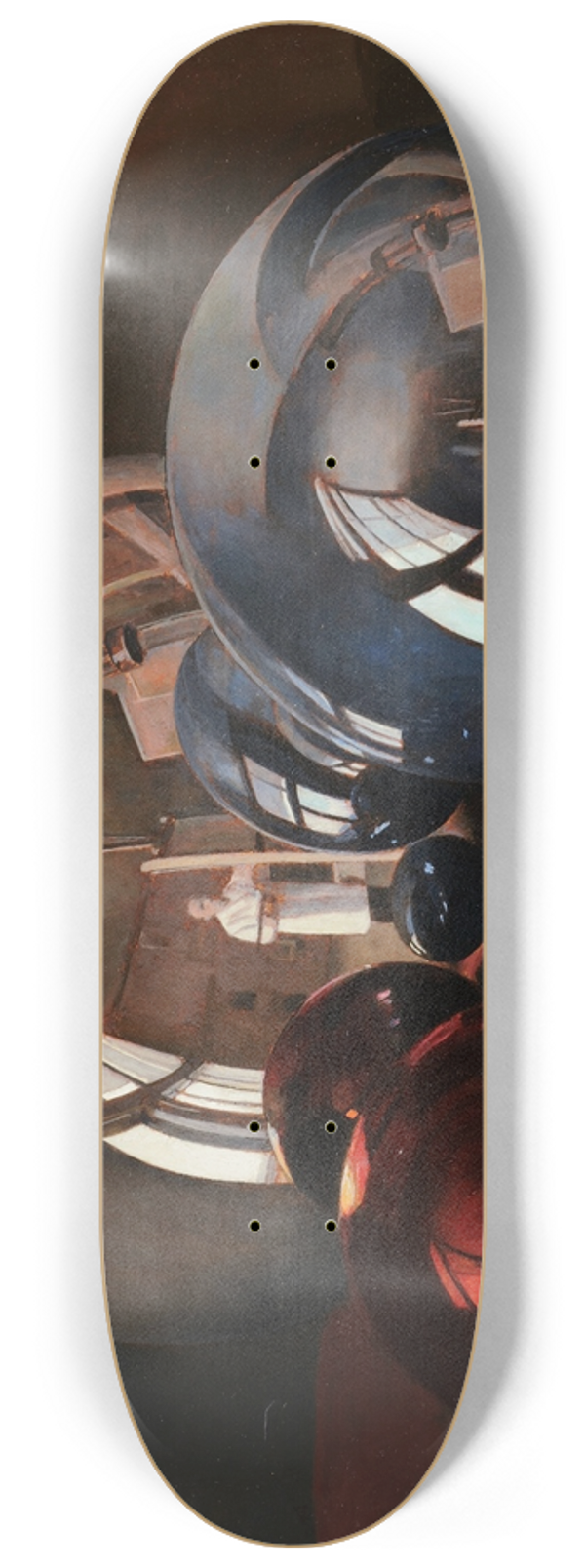 Theodor Barth - Glass Balls 8.25 inch art skate deck