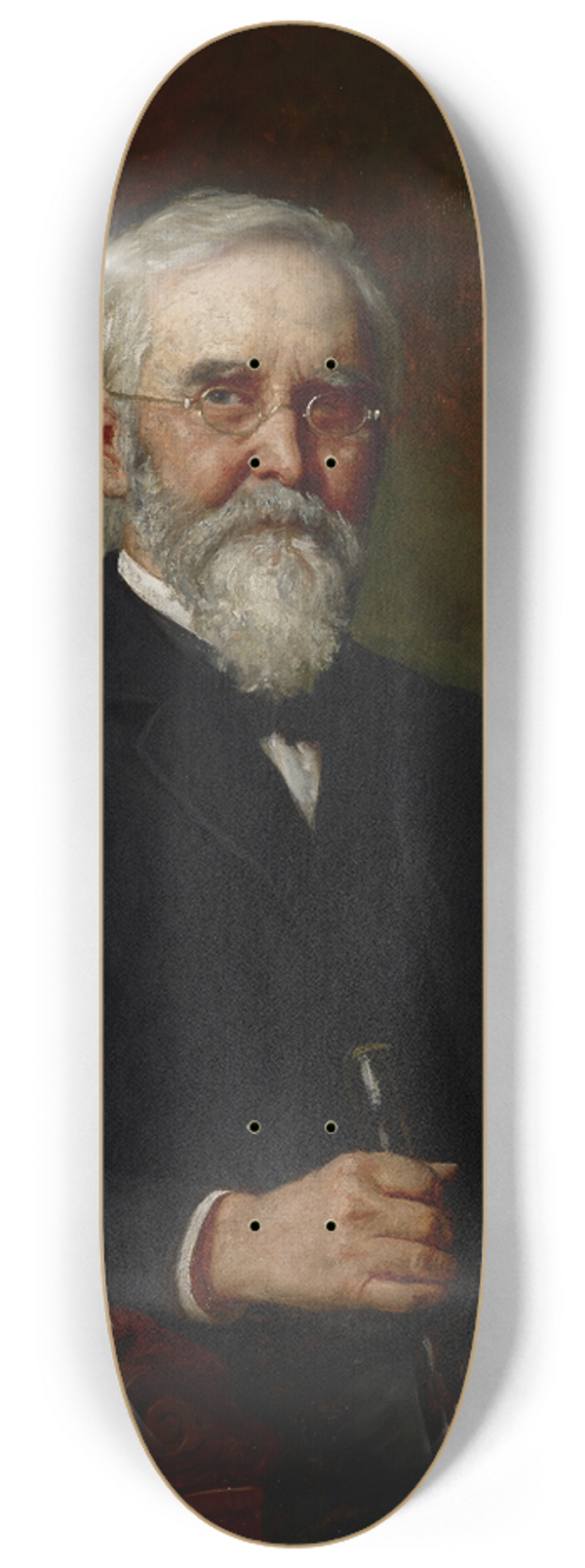 Theodore Clement Steele - Portrait of a Man 8.25 inch art skate deck
