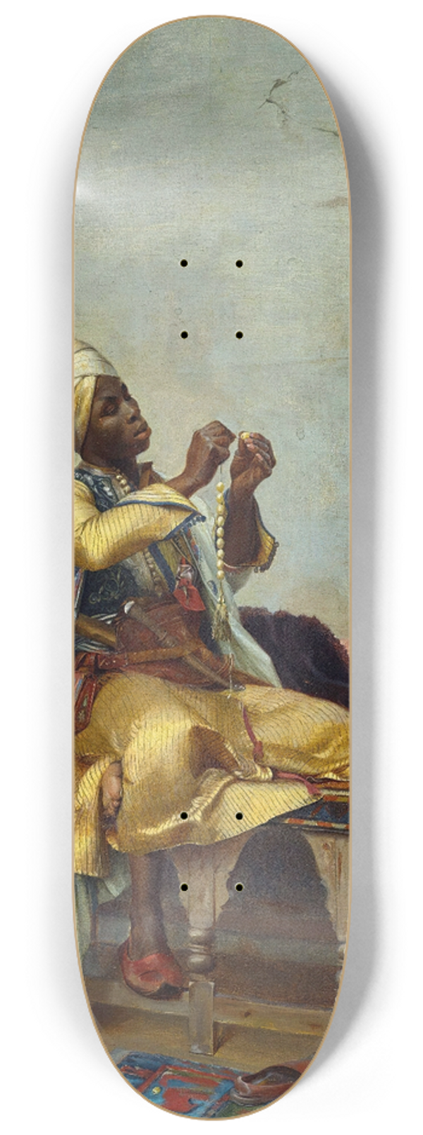 Theodoros Ralli - Stringing Pearls 8.25 inch art skate deck