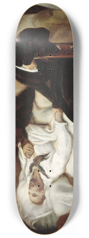 Ary Scheffer - The Death of Gricault 8.25 inch art skate deck