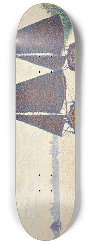 Theo van Rysselberghe - Pniches sur lEscaut 8.25 inch art skate deck