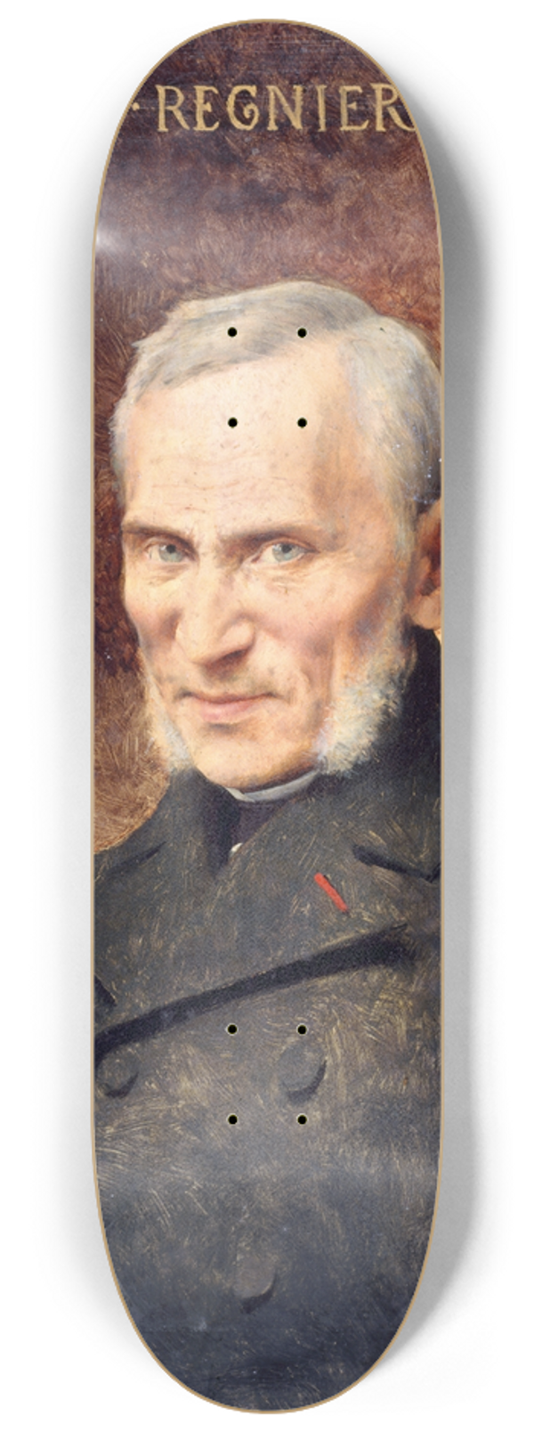 Thobald Chartran - Portrait de Franois-Joseph-Philocls Rgnier 8.25 inch art skate deck