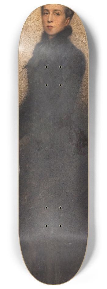 Thobald Chartran - Portrait de la mre de lartiste (Mme Dillon) 8.25 inch art skate deck