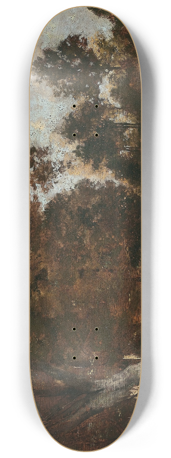 Thodore Rousseau - Paysage de sous-bois 8.25 inch art skate deck