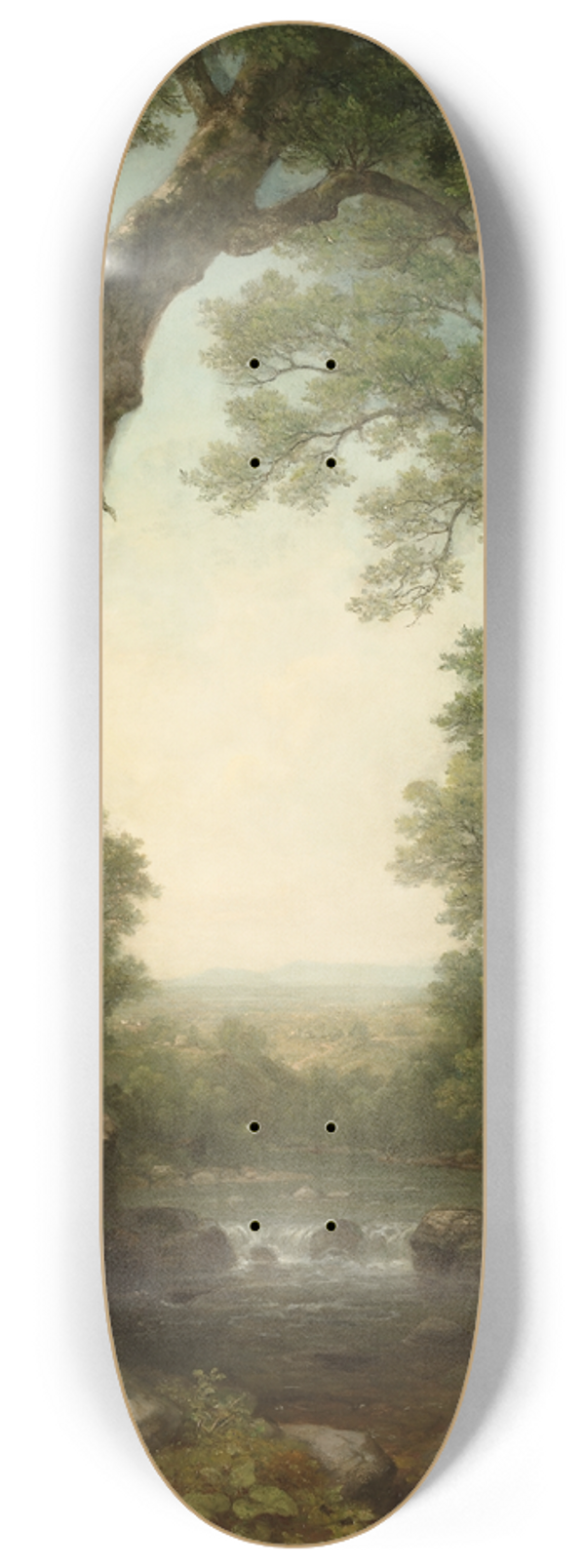 Asher Brown Durand - Forest Stream with Vista 8.25 inch art skate deck