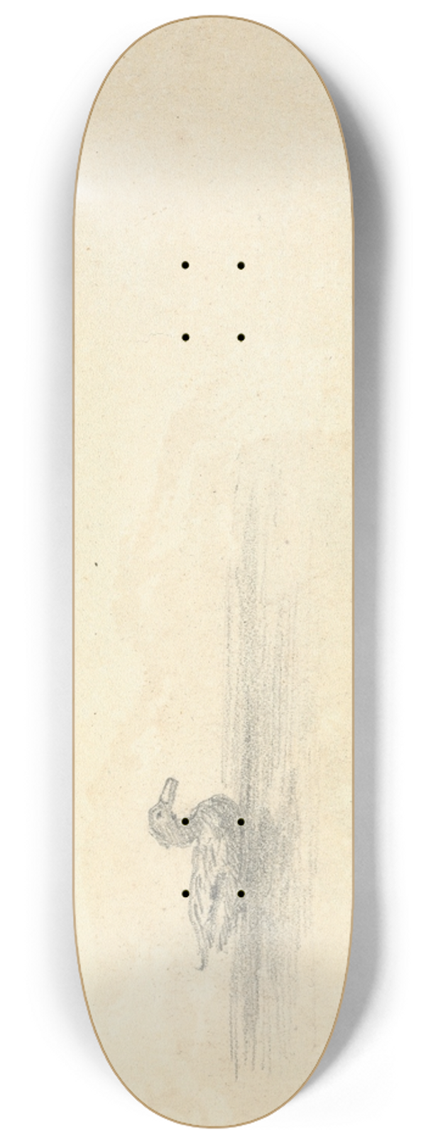 Thomas Bradshaw - Sketch of a Duck 8.25 inch art skate deck