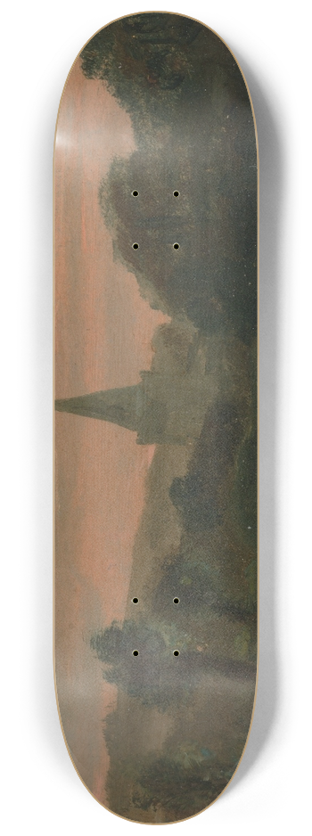 Thomas Churchyard - Stoke Poges Church 8.25 inch art skate deck
