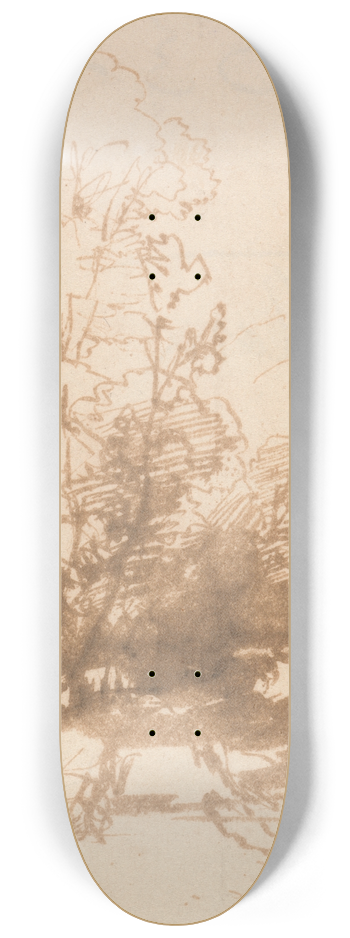 Thomas Creswick - In Country Lane 8.25 inch art skate deck