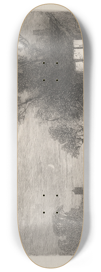 Thomas Creswick - The Blacksmiths Shop 8.25 inch art skate deck