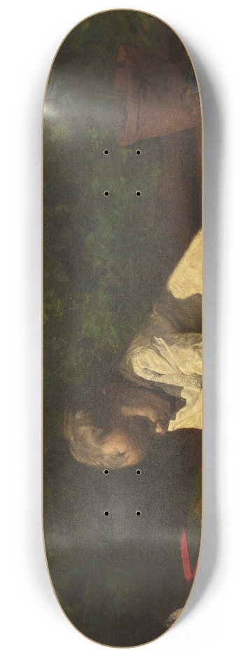 Thomas Eakins - Baby at Play 8.25 inch art skate deck