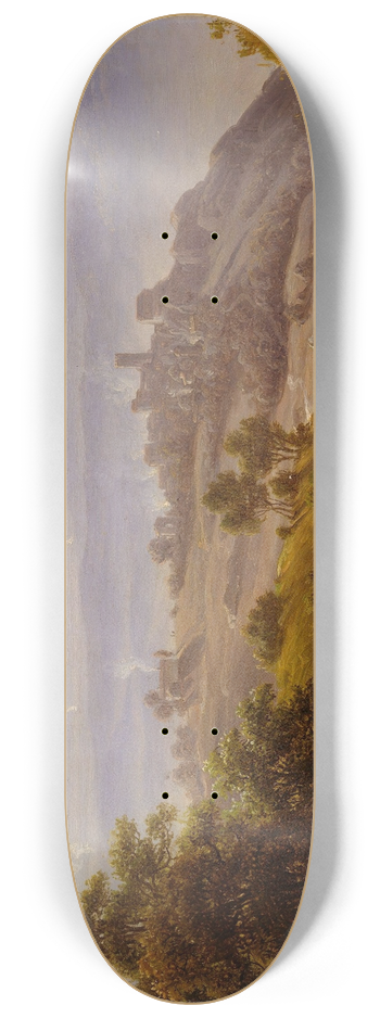 Thomas Fearnley - View of Olevano 8.25 inch art skate deck