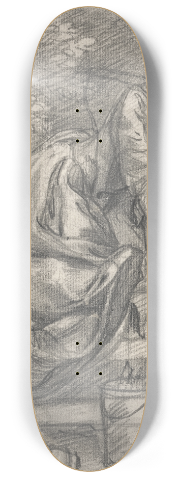 Thomas Gainsborough - A Milkmaid Climbing a Stile 8.25 inch art skate deck