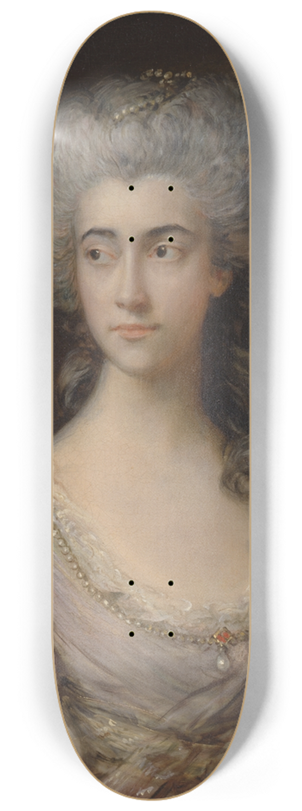 Thomas Gainsborough - Mary Heberden 8.25 inch art skate deck