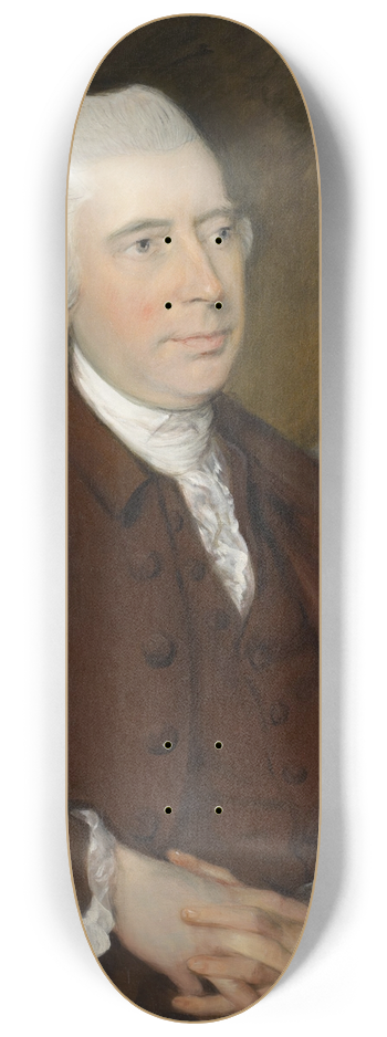 Thomas Gainsborough - Sir George Scott Chad, Baronet of Thursford 8.25 inch art skate deck