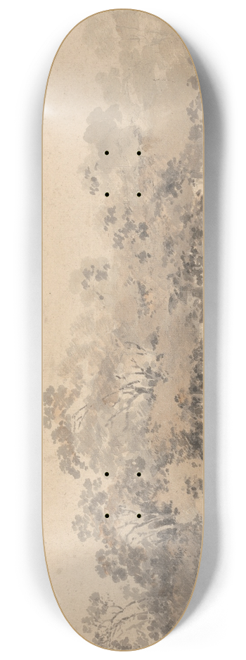 Thomas Girtin - Trees in Hyde Park, London 8.25 inch art skate deck