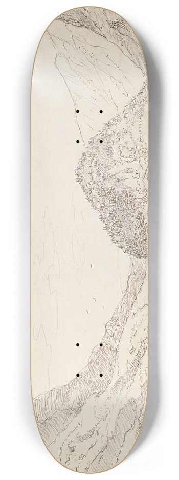 Thomas Hastings - Helvellyn, Great Howe, and Raven Crag 8.25 inch art skate deck