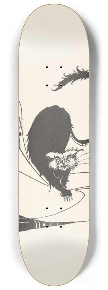 Aubrey Vincent Beardsley - Grotesques by Aubrey Beardsley 4 8.25 inch art skate deck