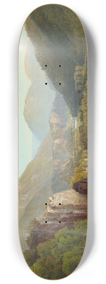 Thomas Moran - The Juniata,Evening 8.25 inch art skate deck