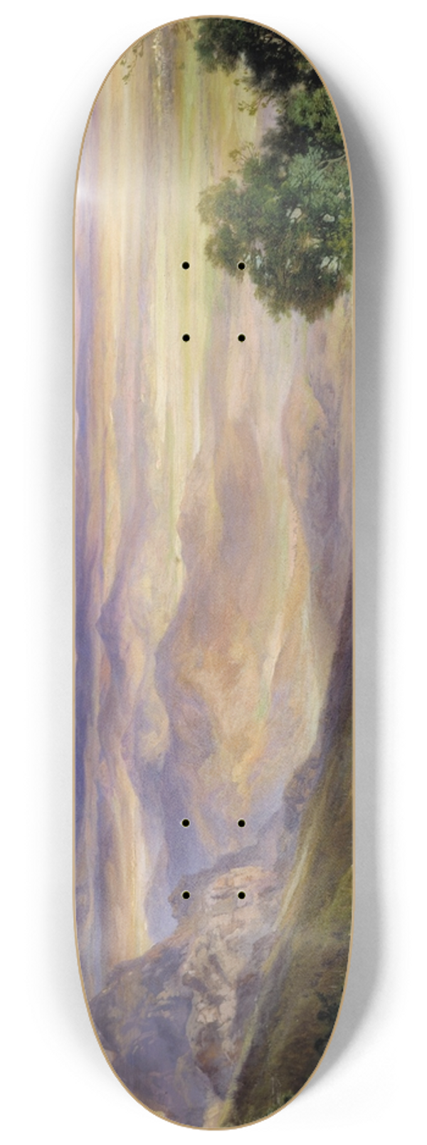 Thomas Moran - Valley of Cuernavaca 8.25 inch art skate deck