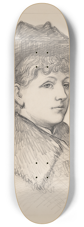 Thomas Nast - Sarah Edwards Nast 8.25 inch art skate deck