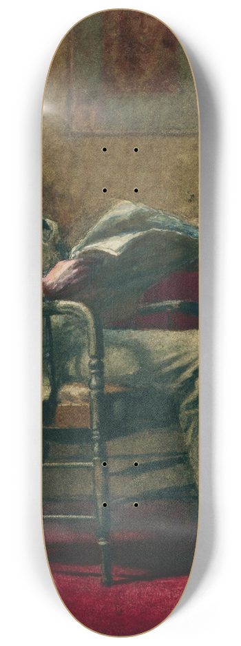 Thomas Pollock Anshutz - Portrait of a Philadelphia Gentleman 8.25 inch art skate deck
