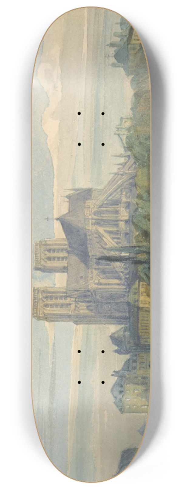 Thomas Shotter Boys - Notre Dame, Paris 8.25 inch art skate deck