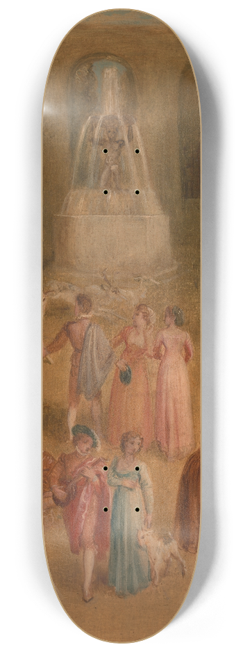 Thomas Stothard - The Meadow 8.25 inch art skate deck