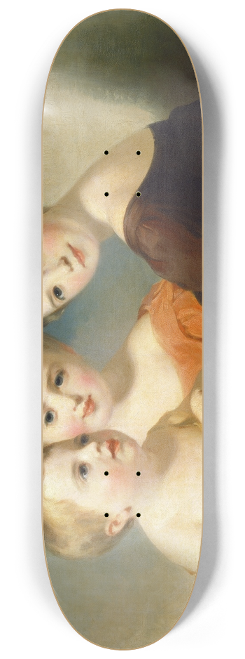 Thomas Sully - The Vanderkemp Children 8.25 inch art skate deck