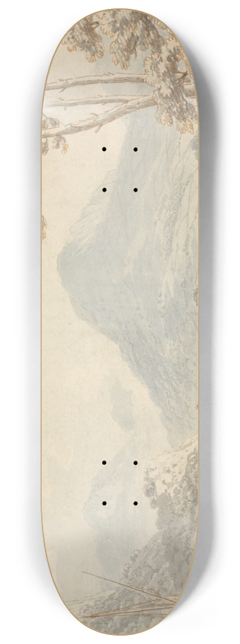 Thomas Sunderland - Landscape at Ambleside 8.25 inch art skate deck