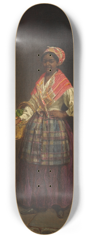 Thomas Waterman Wood - Market Woman 8.25 inch art skate deck