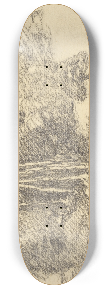 Thophile Alexandre Steinlen - The Forest at Courdemanche 8.25 inch art skate deck