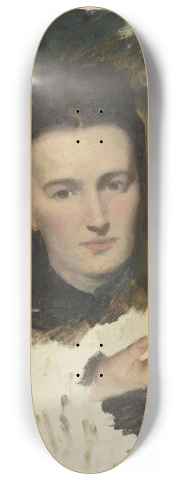 Thrse Schwartze - Portret van een vrouw 8.25 inch art skate deck