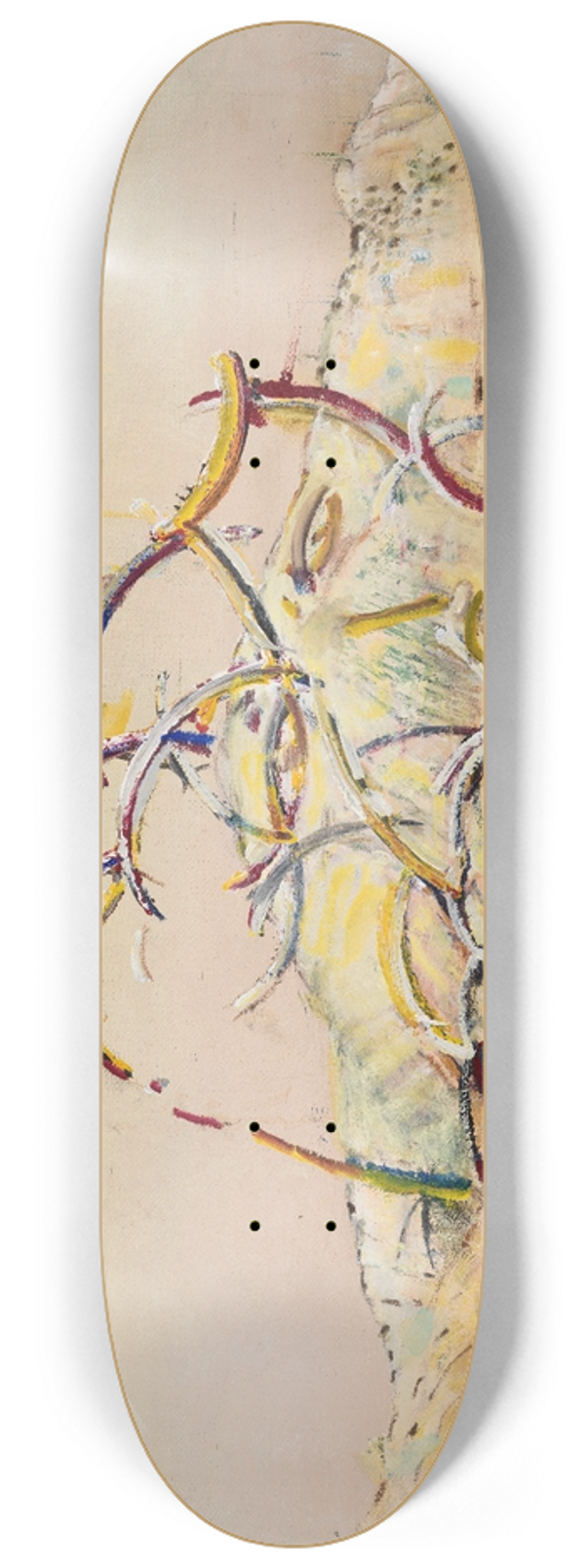 Tiit Psuke - Maastik oksaga (Autoportree) 8.25 inch art skate deck