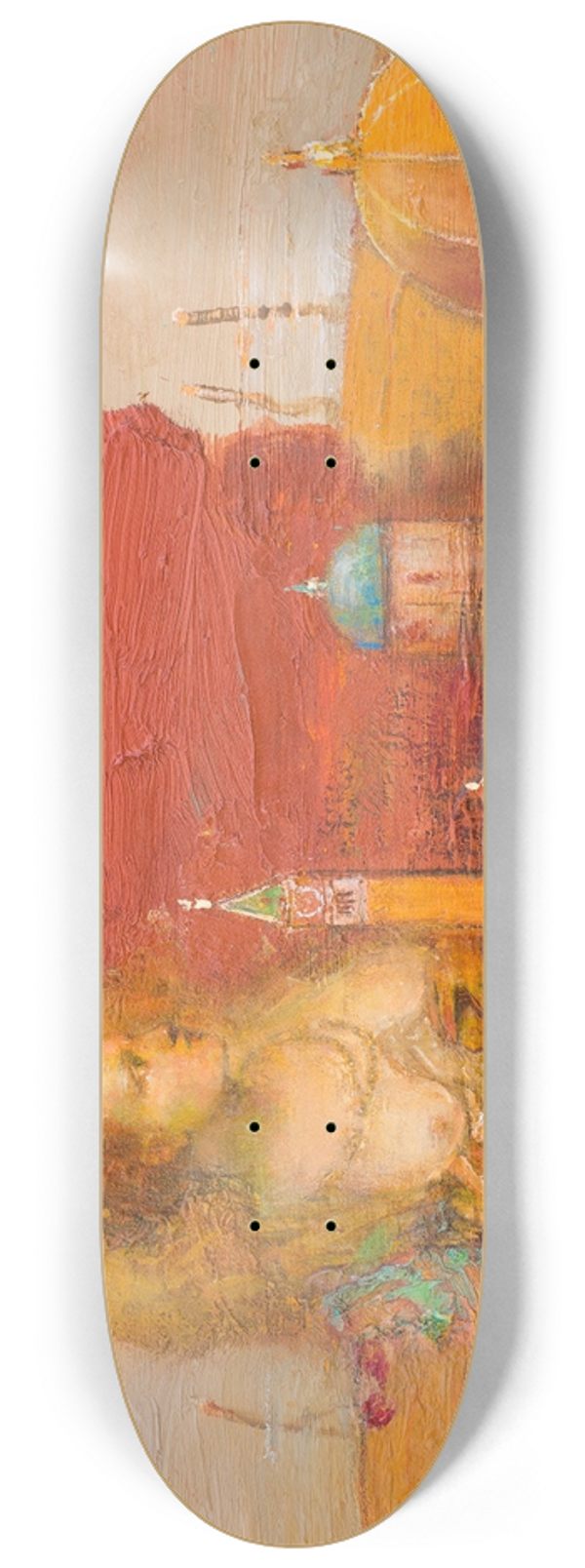 Tiit Psuke - Veneetsia punane 8.25 inch art skate deck