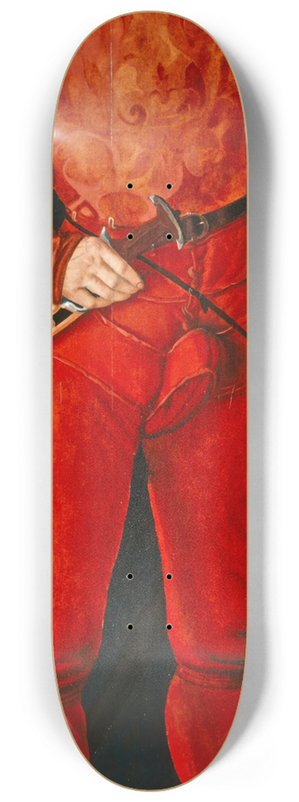 Tobias Stimmer - Portrait of the Zurich Standard-Bearer Jacob Schwytzer 8.25 inch art skate deck