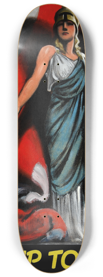Tom Purvis - Its up to you! 8.25 inch art skate deck