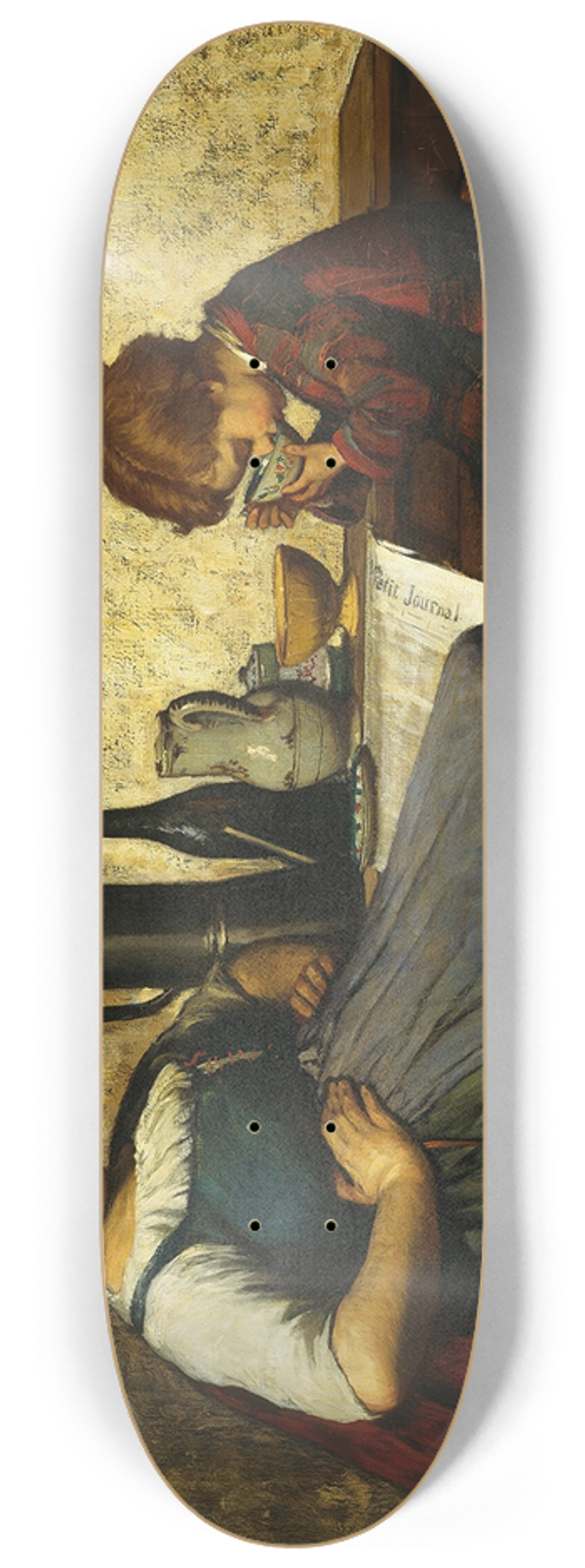 Adolf Von Becker - Maternal Joy 8.25 inch art skate deck