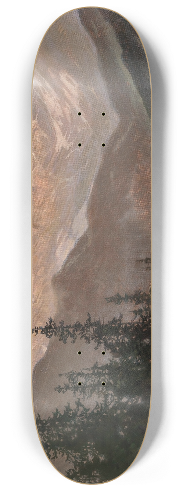 Toni Haller - Abendrot ber den Dolomiten 8.25 inch art skate deck